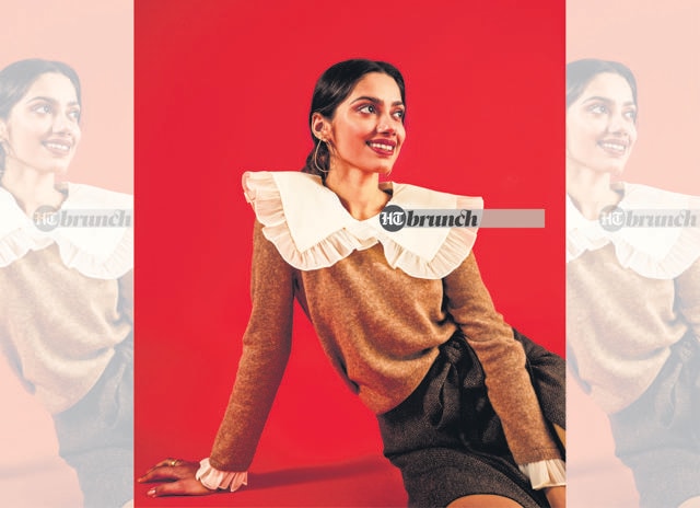The Peter Pan collar should be the dramatic element. rest of the outfit must be pared down; Cardigan by Zara; Skirt by APZ; Jewellery by Sa.ba Designs (Vidushi Gupta) The Peter Pan collar should be the dramatic element. rest of the outfit must be pared down; Cardigan by Zara; Skirt by APZ; Jewellery by Sa.ba Designs (Vidushi Gupta)
