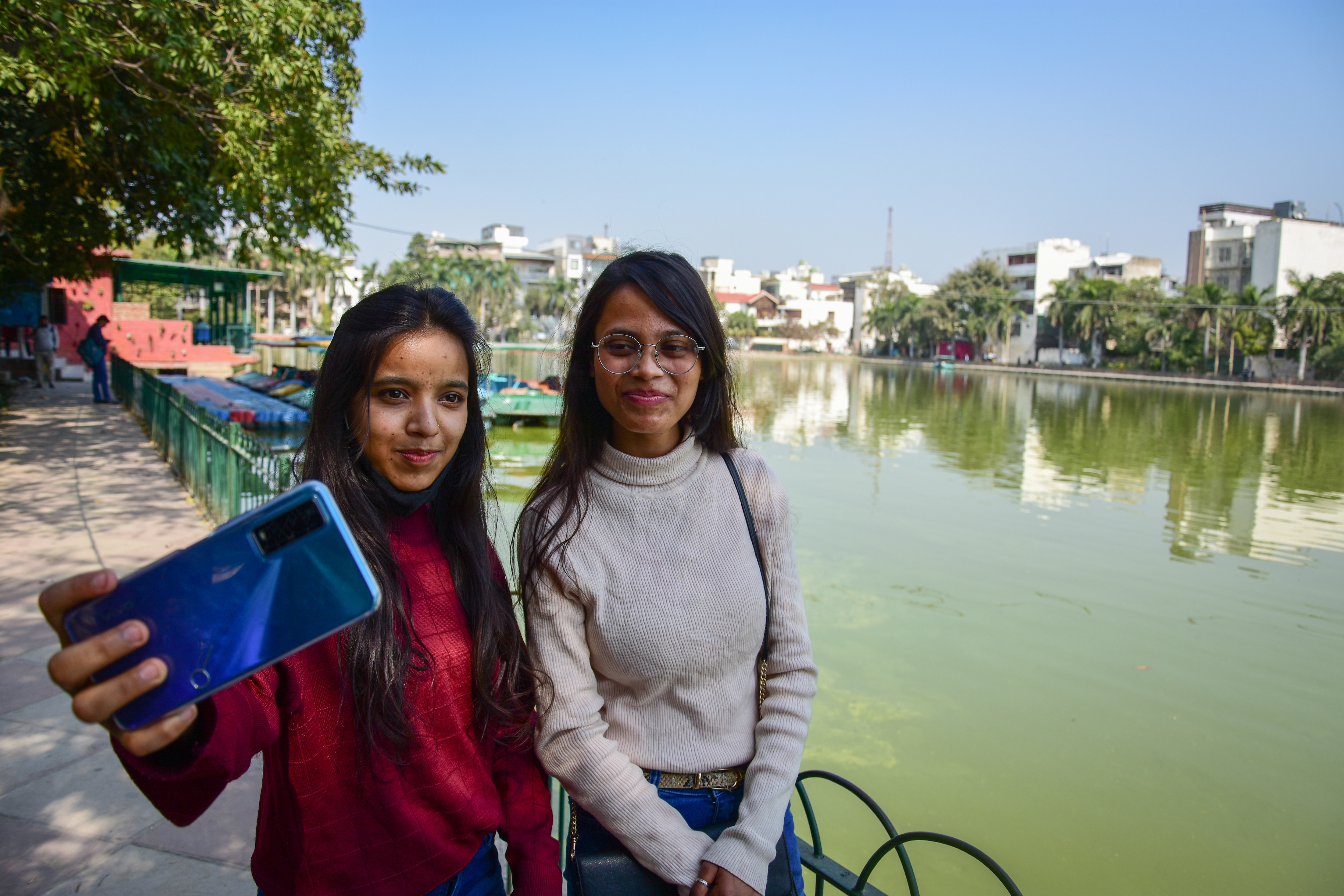 When looking for a selfie spot in north Delhi, choose Naini Lake in Model Town. The good old boating activity available here will keep you entertained all day long. (Photo: Manish Rajput/HT) When looking for a selfie spot in north Delhi, choose Naini Lake in Model Town. The good old boating activity available here will keep you entertained all day long. (Photo: Manish Rajput/HT)