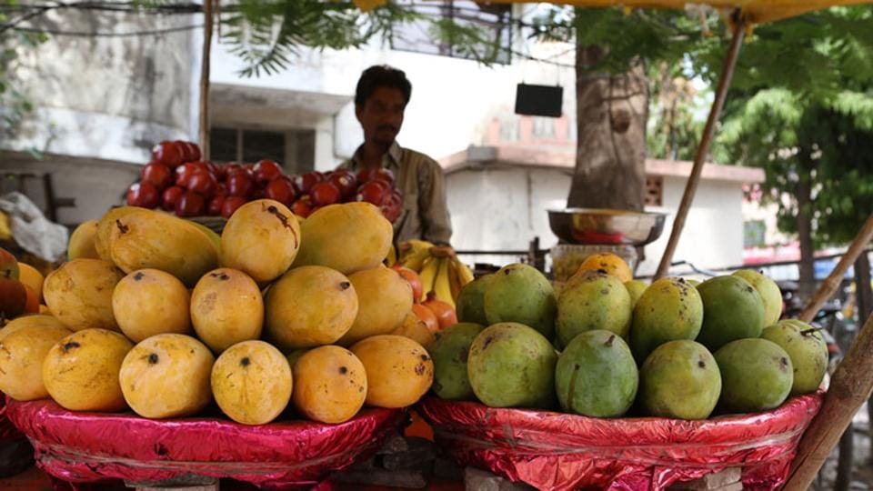 Cruel summer: Low supply has pushed prices of Alphonso mangoes from North Karnataka to expected highs. (REPRESENTATIVE PHOTO) Cruel summer: Low supply has pushed prices of Alphonso mangoes from North Karnataka to expected highs. (REPRESENTATIVE PHOTO)