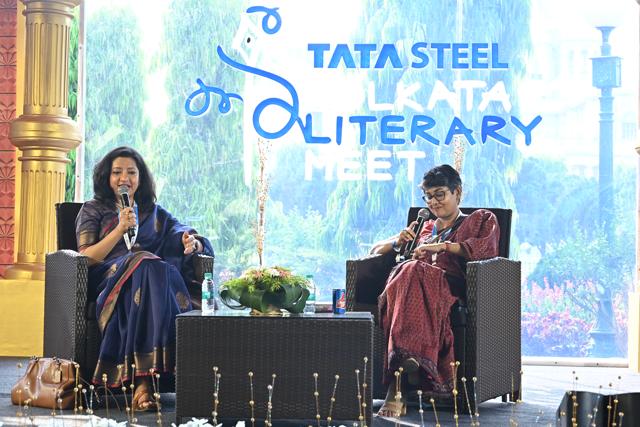 Ghazala Wahab, author ‘Born a Muslim’ in conversation with Jashodhara Chakraborti (Courtesy the Kolkata Literary Meet) Ghazala Wahab, author ‘Born a Muslim’ in conversation with Jashodhara Chakraborti (Courtesy the Kolkata Literary Meet)