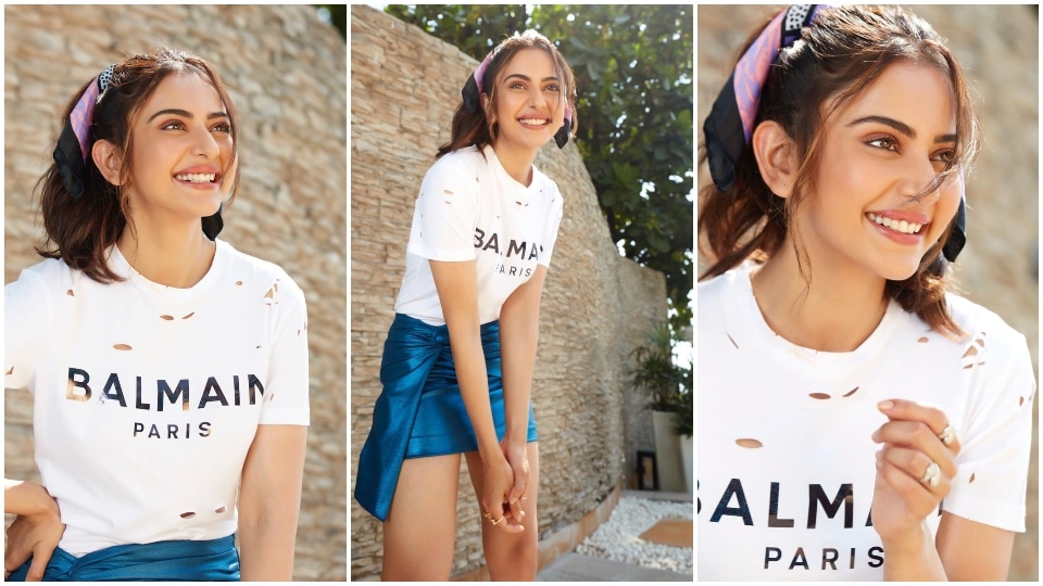 Rakul Preet Singh looks stunning in the ensemble. Rakul Preet Singh looks stunning in the ensemble. 