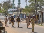 After the stone pelting incident in Kolar’s Mulbagal town, two cars were set on fire while a shop was vandalised, and police had to resort to a baton charge to disperse the mob. (PTI)