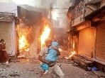 At least 35 people were injured in clashes in Karauli, in Rajasthan, on Saturday. At least 35 people were injured in clashes in Karauli, in Rajasthan, on Saturday.