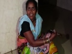 Woman gives birth under torch light in Visakhapatnam (ANI)