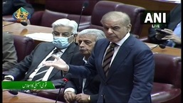 Pakistan Leader of Opposition Shehbaz Sharif.