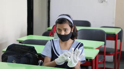 A student attends school during Covid-19 times in 2021. (FILE PHOTO) A student attends school during Covid-19 times in 2021. (FILE PHOTO)