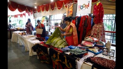 The trans and eunuch empowerment fair was organised at Kamayani (Munot) Hall, Patrakar nagar on Saturday. (Rahul Raut/HT PHOTO) The trans and eunuch empowerment fair was organised at Kamayani (Munot) Hall, Patrakar nagar on Saturday. (Rahul Raut/HT PHOTO)
