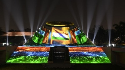 Holograms, virtual reality, augmented reality, multi-touch, multi-media, interactive kiosks, computerized kinetic sculptures, smartphone applications, interactive screens, and experiential installations have been leveraged to make the exhibition content highly interactive, sources added. (HT Photo)