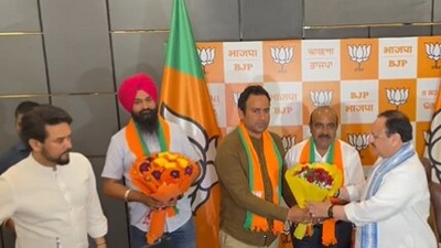 Three AAP leaders join BJP in the presence of JP Nadda and Anurag Thakur