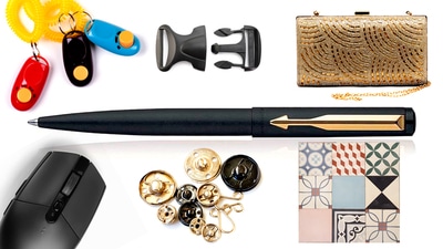 There are ASMR channels on YouTube that rate the clicks of different kinds of pens. It’s a click that tells you your seatbelt is fastened, purse shut, mouse responding, buttons pressed on right, and that your new bathroom tiles are fitted in. (Shutterstock) There are ASMR channels on YouTube that rate the clicks of different kinds of pens. It’s a click that tells you your seatbelt is fastened, purse shut, mouse responding, buttons pressed on right, and that your new bathroom tiles are fitted in. (Shutterstock)