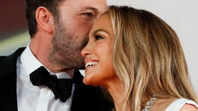 Ben ABen Affleck and Jennifer Lopez at Venice Film Festival. (REUTERS)
