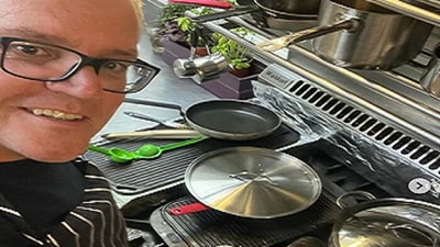 Australia Prime Minister Scott Morrison cooks Indian dish to “celebrate” trade ties with India. (Instagram handle: scottmorrisonmp)