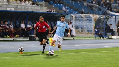 Still from Mumbai City FC's AFC Champions League game. (Twitter/Mumbai City FC) Still from Mumbai City FC's AFC Champions League game. (Twitter/Mumbai City FC)
