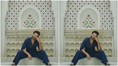 For footwear, Shahid opted for formal shoes from the house of Christian Louboutin. (Instagram/@shahidkapoor)