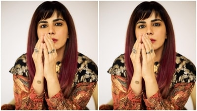 Kirti Kulhari played muse to fashion designer house Verb and picked a long dress for the pictures. (Instagram/@iamkirtikulhari)