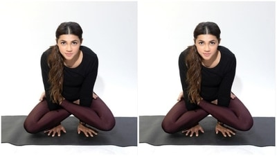 Alia Bhatt's trainer demonstrates Kukkutasana; speaks of steps and benefits (Instagram/@anshukayoga) Alia Bhatt's trainer demonstrates Kukkutasana; speaks of steps and benefits (Instagram/@anshukayoga)