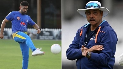MS Dhoni; Ravi Shastri