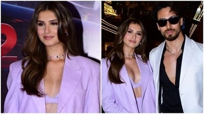 Tara Sutaria with Tiger Shroff attends Heropanti 2 song launch in bralette and mini skirt: See pics, video Tara Sutaria with Tiger Shroff attends Heropanti 2 song launch in bralette and mini skirt: See pics, video