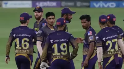KKR during IPL 2021. (IPL)