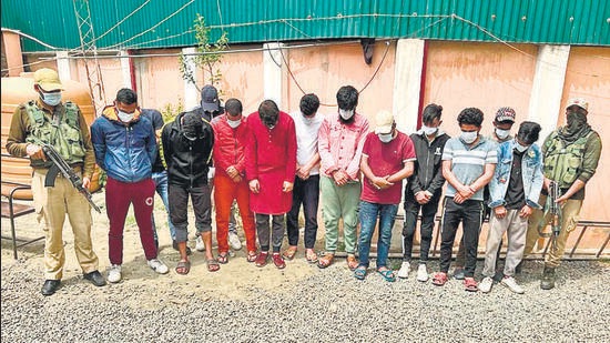 The 13 accused will be booked under the Public Safety Act, police said (ANI)