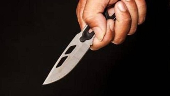 Footage circulating on social media showed two men wielding long-bladed weapons at a carpark.