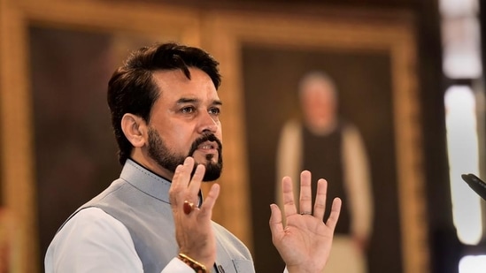 Union minister Anurag Thakur.