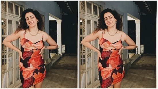 Sanya Malhotra’s dumbbell workout is all the fitness inspo we need(Instagram/@sanyamalhotra_)