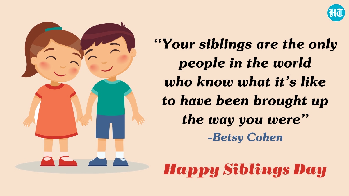 Siblings Day 2022 Wishes, images, greetings to share with your sibling