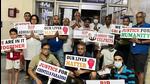 Chintels Paradiso owners hold silent protests to mark two months of collapse Chintels Paradiso owners hold silent protests to mark two months of collapse