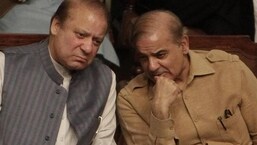 Shehbaz Sharif (right) with Nawaz Sharif (File Photo/AP)
