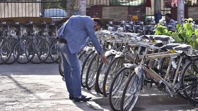 Chandigarh Smart City Limited will launch the third phase of Chandigarh’s public bicycle sharing system by the end of June. (HT File)