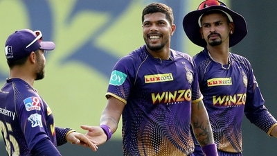 Kolkata Knight Riders Umesh Yadav celebrates the dismissal of Delhi Capitals David Warner (ANI) Kolkata Knight Riders Umesh Yadav celebrates the dismissal of Delhi Capitals David Warner (ANI)