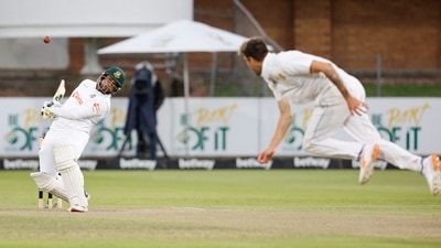 SA vs BAN 2nd Test, Day 3 LIVE score updates: Yasir Ali ducks under a ball delivered by Duanne Olivier (Twitter) SA vs BAN 2nd Test, Day 3 LIVE score updates: Yasir Ali ducks under a ball delivered by Duanne Olivier (Twitter)