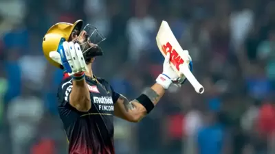 Virat Kohli walks back after being dismissed against MI. (IPL) Virat Kohli walks back after being dismissed against MI. (IPL)