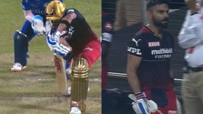 Virat Kohli left infuriated after controversial dismissal (Twitter grab) Virat Kohli left infuriated after controversial dismissal (Twitter grab)