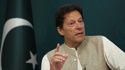 Outgoing Prime Minister of Pakistan Imran Khan. (REUTERS)