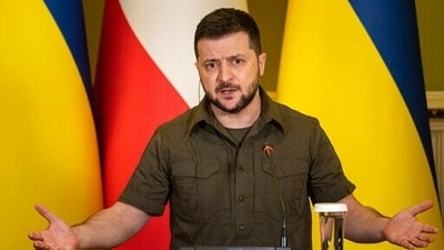 Ukrainian President Volodymyr Zelenskyy. (AP)