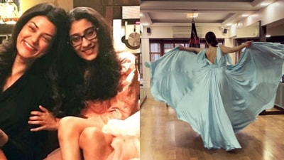 Sushmita Sen shares a picture, clicked by her daughter Renee Sen. Sushmita Sen shares a picture, clicked by her daughter Renee Sen.