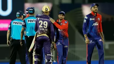 Still from Delhi Capitals' game against Kolkata Knight Riders. (IPL) Still from Delhi Capitals' game against Kolkata Knight Riders. (IPL)