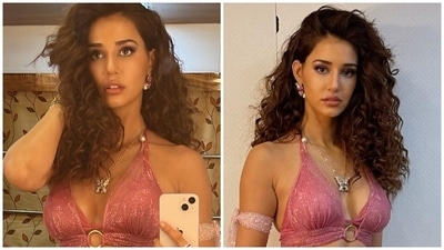 Disha Patani in pink bralette and see-through pants looks glam, Krishna Shroff says 'Servin looks': Check out pics Disha Patani in pink bralette and see-through pants looks glam, Krishna Shroff says 'Servin looks': Check out pics