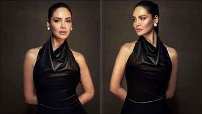 Striking elegant poses for the camera, Esha redefined glamour in the world of evening dresses and gowns. She was styled by celebrity fashion stylist Meagan Concessio.&nbsp; (Instagram/spacemuffin27/egupta)