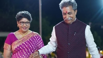 IAS officer Shailbala Martin and senior journalist Rakesh Pathak. IAS officer Shailbala Martin and senior journalist Rakesh Pathak.