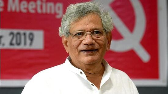 Sitaram Yechury was re-elected as general secretary of Communist Party of India (Marxist) as the four-day 23rd party congress in Kannur concluded on Sunday. (Agencies)