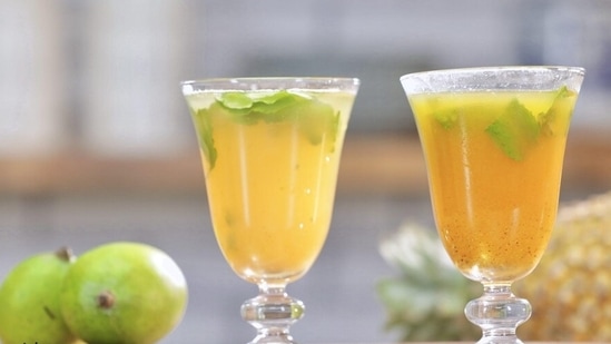 Aam panna, the summer-special drink, not only helps in quenching thirst and curing digestive issues, but is also a good source of vitamin B1 and B2, niacin and vitamin C.(Kunal Kapur)