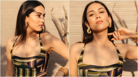 Loved Mira Rajput's striped bodycon dress in beautiful sunkissed pics? It is worth <span class='webrupee'>?</span>24k