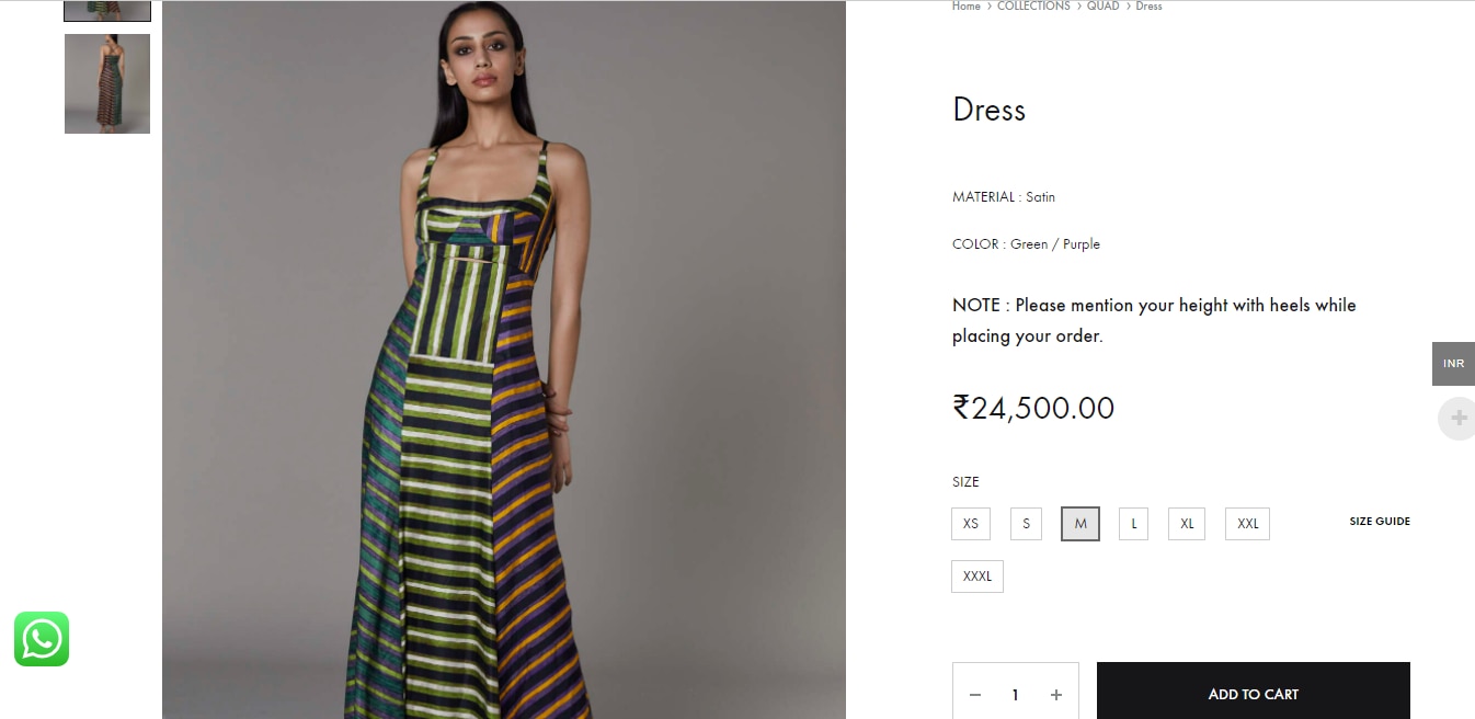 Price of Mira Rajput's dress. (saakshakinni.com)