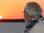 PM Narendra Modi at Kutch border in Gujarat. PM Narendra Modi at Kutch border in Gujarat.
