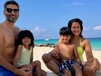 Sammera Reddy in swimsuit chills in Maldives with husband Akshai Varde and kids: Watch video Sammera Reddy in swimsuit chills in Maldives with husband Akshai Varde and kids: Watch video