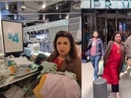 Farah Khan during a shopping spree in the US. Farah Khan during a shopping spree in the US. 