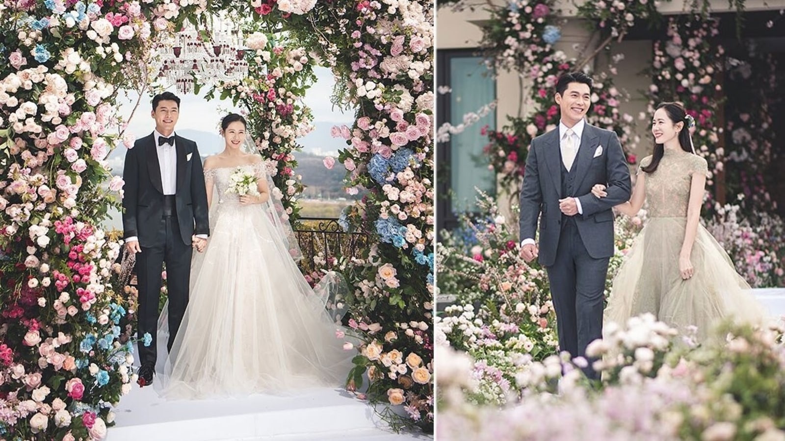 More unseen pics from Crash Landing On You stars Son Ye-jin, Hyun Bin’s wedding celebrations surface online